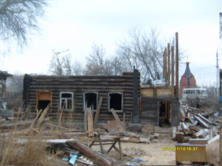 Здание бывшей церковно-приходской школы в Барнауле